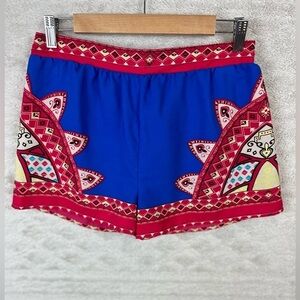 SWEET WANDERER Boho Colorful Shorts Sz Medium Festival Beachy Vacation Tropical